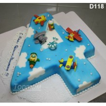 Детский торт "Самолетики"